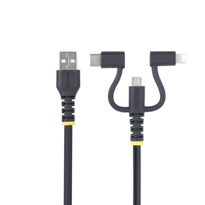 Cable USB Startech RLTCUB1MBK Negro 1 m 4