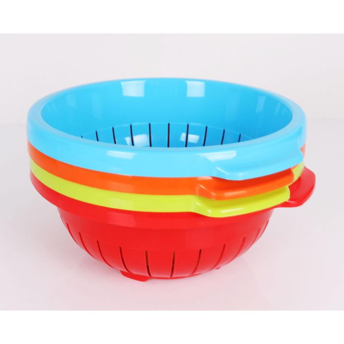 Dem Colador con 2 asas, diámetro 27 cm x altura 11 cm, varios colores (12 Unidades) 5