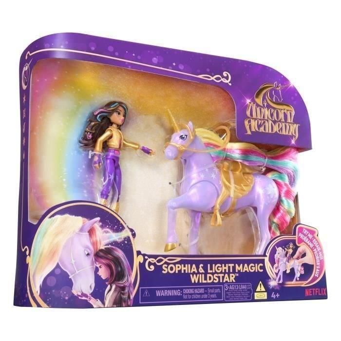 Muñeca sophia 11 cm con unicornio wildstar con luces. 12 cm. incluye silla de montar desmontable. 3 Muñeca sophia 11 cm con unicornio wildstar con luces. 12 cm. incluye silla de montar desmontable. 3