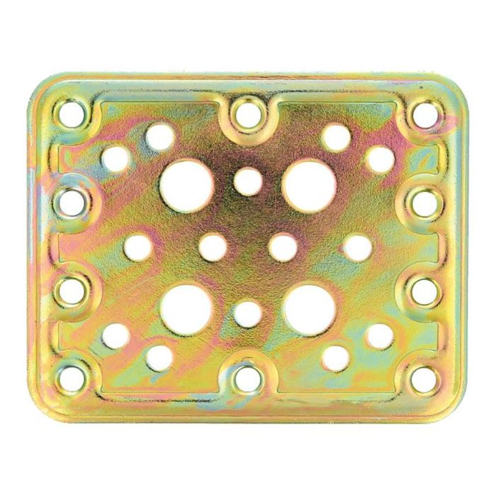 Amig Placa de unión 504 Acero bicromatado 80x100mm 12125 0 Amig Placa de unión 504 Acero bicromatado 80x100mm 12125 0