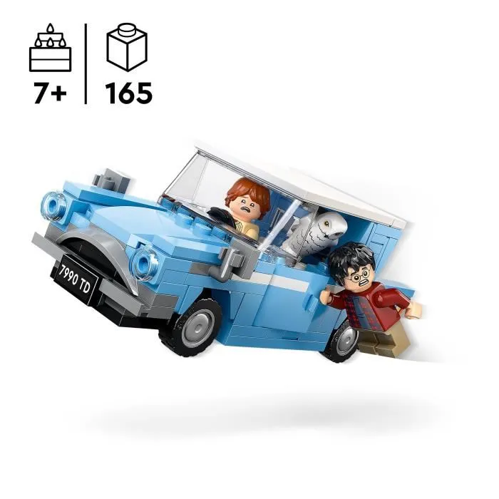 Lego Harry Potter 76424 El Ford Anglia Volador, Juguete para Niños, Coche para Construir 1