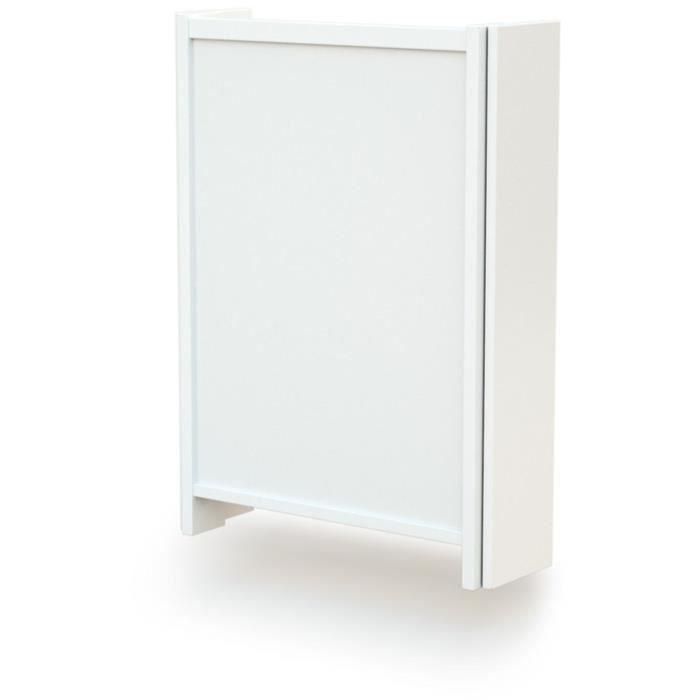 AT4 Cambiador de pared blanco, plegable con 2 estantes de almacenamiento para optimizar el espacio 1 AT4 Cambiador de pared blanco, plegable con 2 estantes de almacenamiento para optimizar el espacio 1