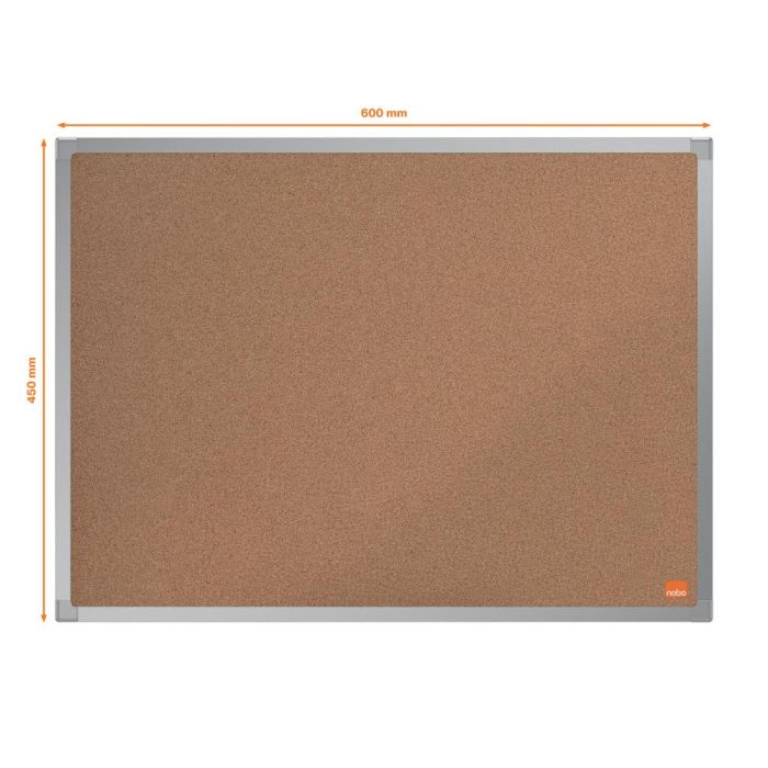 Pizarra Corcho Nobo Essence Marco Aluminio 600x450 mm 4