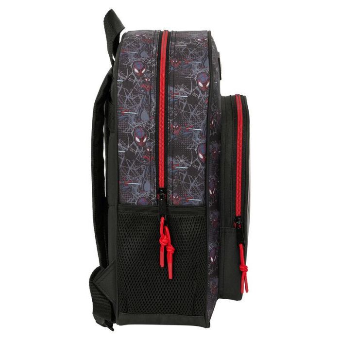Mochila Miles Morales Spiderman Marvel 38cm adaptable 2