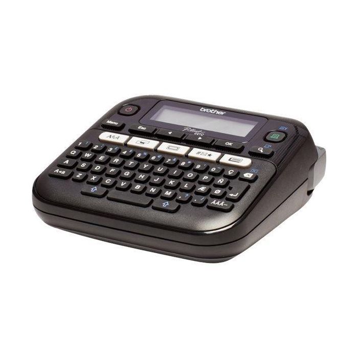 Brother PT-D210 Impresora Etiquetadora Portátil - Transferencia Térmica Monocromo, Cintas TZe 12mm, Teclado AZERTY, Corte Manual 1 Brother PT-D210 Impresora Etiquetadora Portátil - Transferencia Térmica Monocromo, Cintas TZe 12mm, Teclado AZERTY, Corte Manual 1