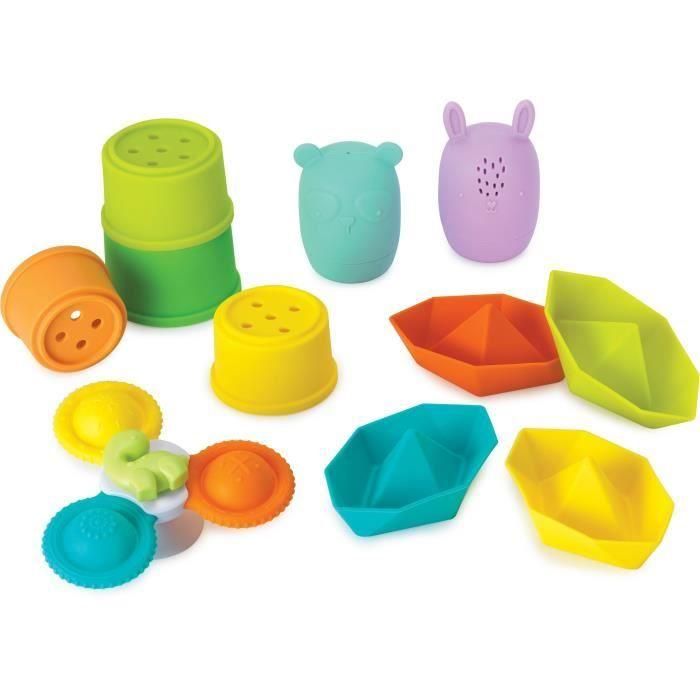 Infantino 315341 Set de Baño de Silicona para Bebés - 11 Piezas 0 Infantino 315341 Set de Baño de Silicona para Bebés - 11 Piezas 0
