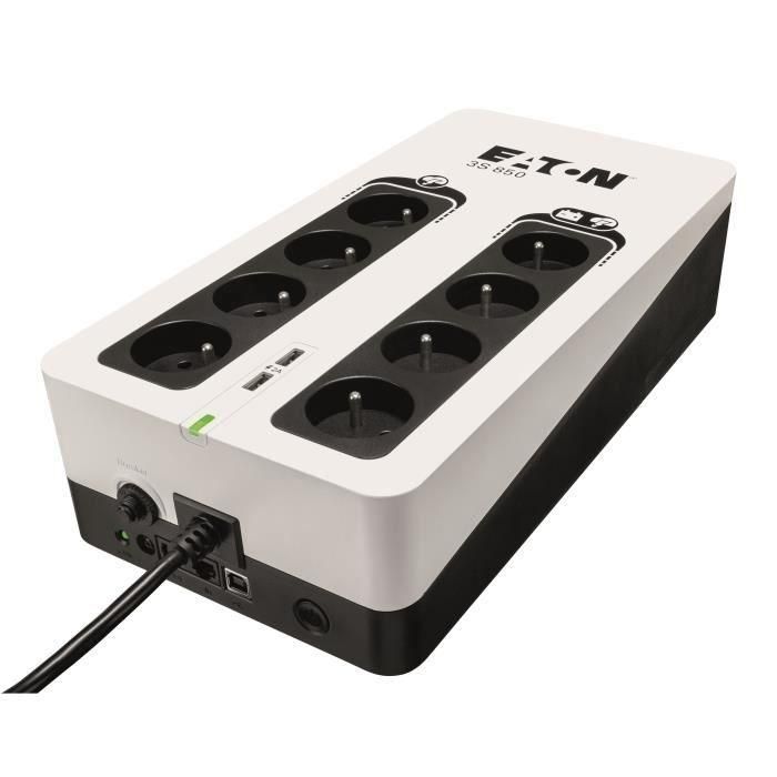 Eaton 3S 850 FR UPS Fuera de Línea 850VA 510W Tomacorrientes FR con Puerto USB 1 Eaton 3S 850 FR UPS Fuera de Línea 850VA 510W Tomacorrientes FR con Puerto USB 1
