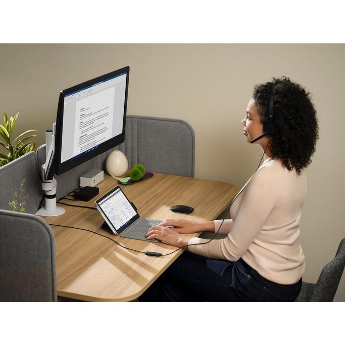 Microsoft Auriculares USB-C Modern, Certificado para Microsoft Teams, Micrófono con Reducción de Ruido, USB-C, 1.8m 5