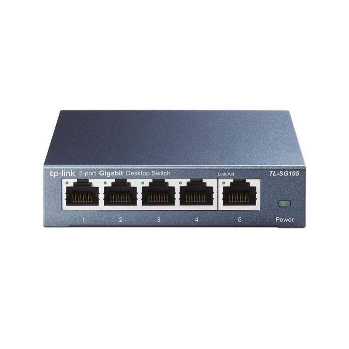 Switch TP-Link TL-SG105 5 Puertos/ RJ-45 10/100/1000 Switch TP-Link TL-SG105 5 Puertos/ RJ-45 10/100/1000
