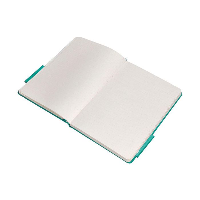 Cuaderno Con Gomilla Antartik Notes Tapa Dura A4 Hojas Puntos Turquesa 100 Hojas 80 gr Fsc 8