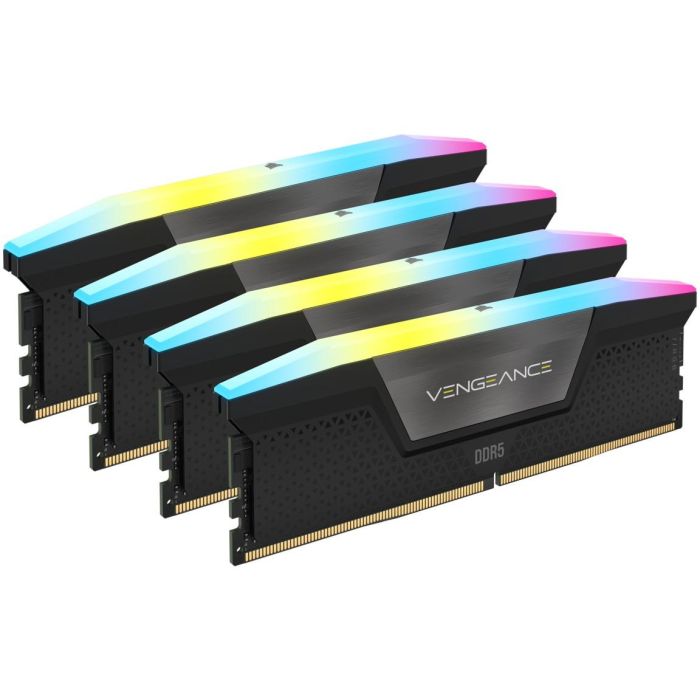 Corsair CMH192GX5M4B5200C38 Vengeance RGB 192GB (4x 48GB) DDR5 5200MHz Quad-Kit Intel XMP Negro 5