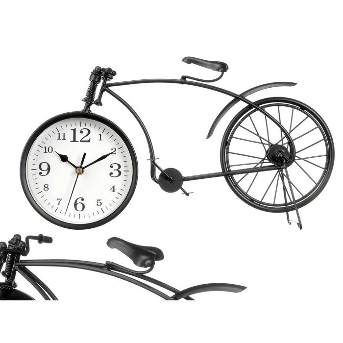 Reloj Forja Bicicleta Negro 20Cm Giftdecor (4 Unidades) Reloj Forja Bicicleta Negro 20Cm Giftdecor (4 Unidades)