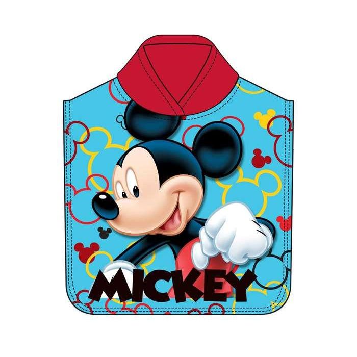 Poncho de microfibra mickey mouse "only one" 50x100cm Poncho de microfibra mickey mouse "only one" 50x100cm