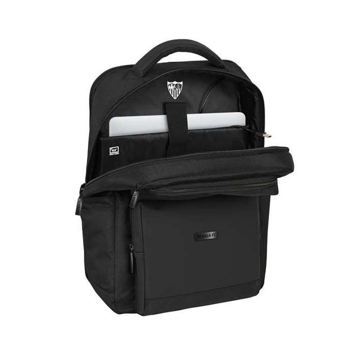 Mochila para Portátil Sevilla Fútbol Club Premium 15,6'' Negro (31 x 44 x 13 cm) 4