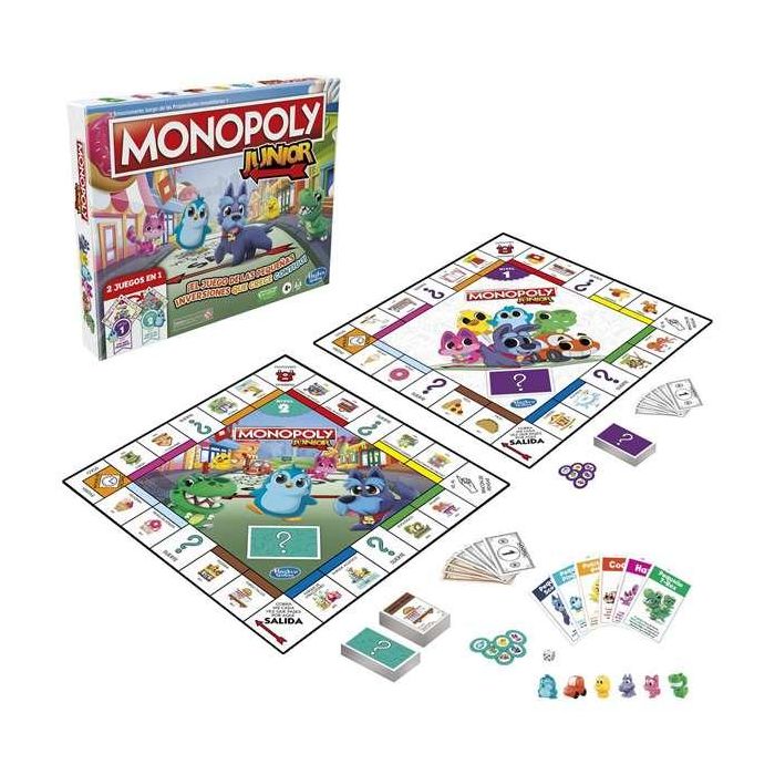 Monopoly Junior 2 Juegos En 1 F8562 Hasbro Gaming 2 Monopoly Junior 2 Juegos En 1 F8562 Hasbro Gaming 2