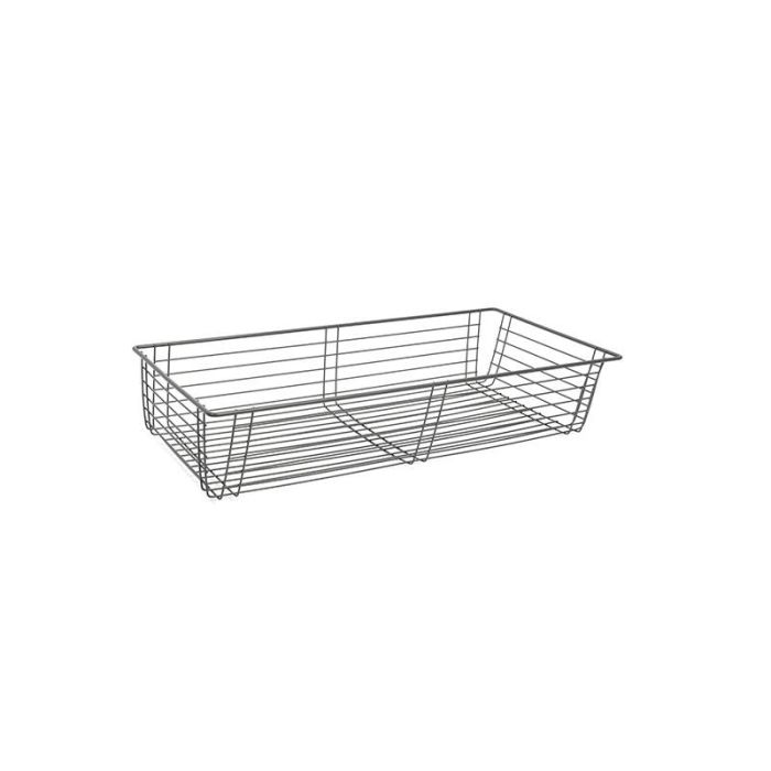 Herrajes Alk 9037.179 Cesta de Alambre Serie Óptima para Módulo 900 mm, Acabado Grafito, Acero - Solución de Almacenamiento Fácil Instalación