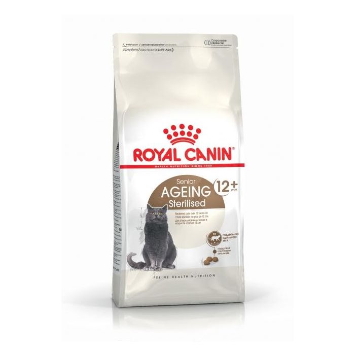 Royal Canin Alimento para Gatos Mayores de 12 Años Esterilizados, 2 kg - Feline Ageing +12 Seterilised Royal Canin Alimento para Gatos Mayores de 12 Años Esterilizados, 2 kg - Feline Ageing +12 Seterilised