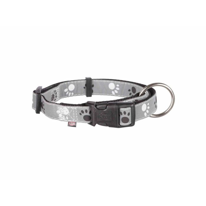 Collar para Perro Trixie Silver Reflect Negro Gris S/M 30-45 cm 0 Collar para Perro Trixie Silver Reflect Negro Gris S/M 30-45 cm 0