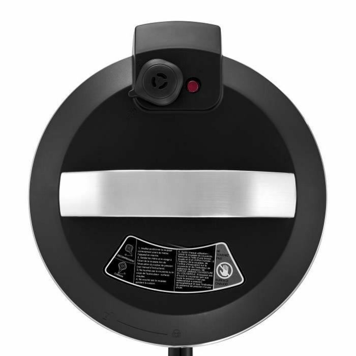 CONTINENTAL EDISON - CEMCSP1000I - Olla multiuso a presión - 15 programas - 5.7L - 1000W - Negro y acero inoxidable 1 CONTINENTAL EDISON - CEMCSP1000I - Olla multiuso a presión - 15 programas - 5.7L - 1000W - Negro y acero inoxidable 1
