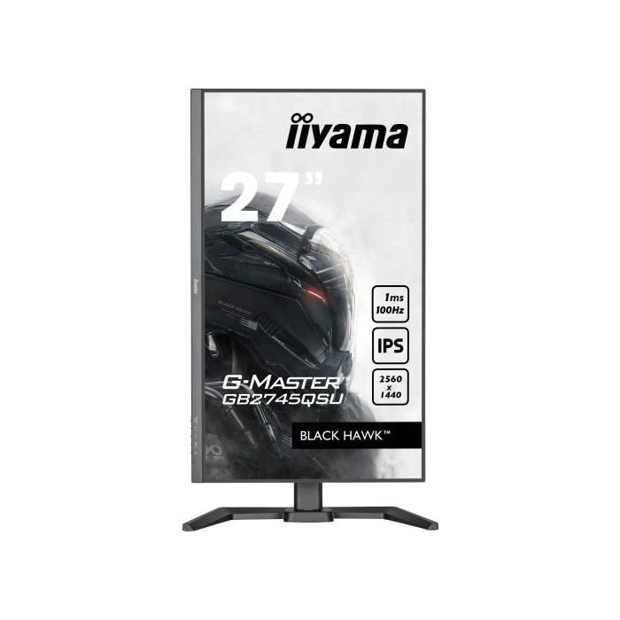 Iiyama GB2745QSU-B2 Monitor Gaming 27" IPS Wide Quad HD 2560x1440 100Hz 1ms 300cd/m² Negro 1