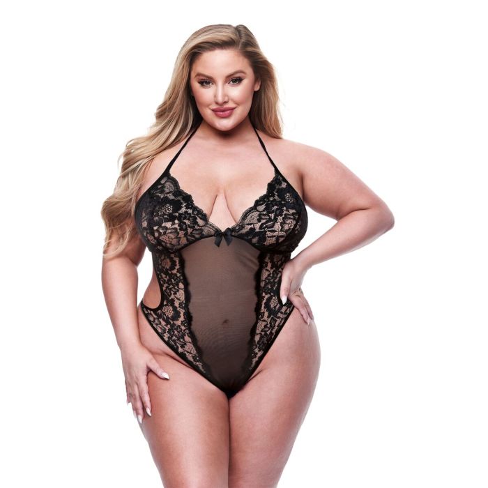 Body Baci Lingerie Negro Queen Queen size