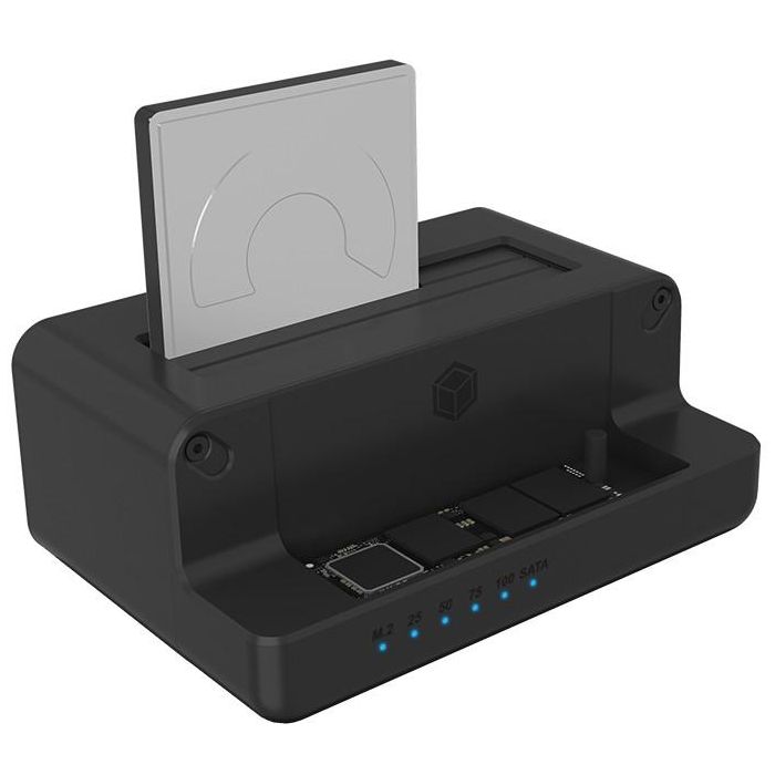 ICY BOX IB-2914MSCL-C31 Klon- und DockingStation für M.2 NVMe SSD und 3.5"/2.5" SATA HDD/SSD 11