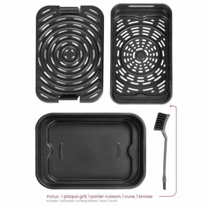 Livoo Freidora y Grill sin Aceite DOC305 - 6 L - 1500-1700 W - 2 en 1 - 8 Programas - 4 Niveles de Calentamiento 5