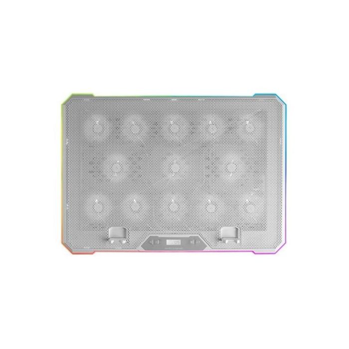 Soporte Refrigerante Mars Gaming MNBC13 para Portátiles hasta 17"/ Iluminación LED