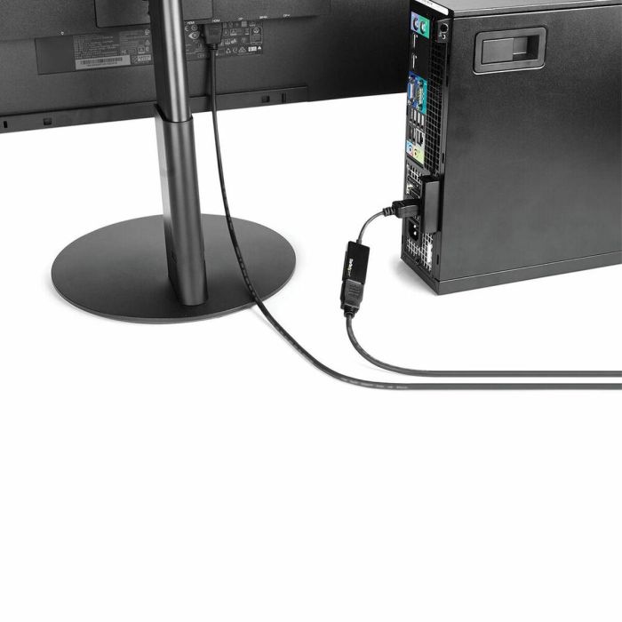 Adaptador DisplayPort a HDMI Startech DP2HD4K60S Negro 1 Adaptador DisplayPort a HDMI Startech DP2HD4K60S Negro 1