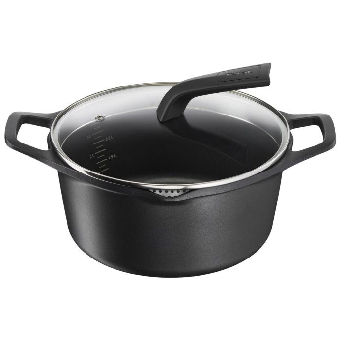 Cacerola Con Tapa Tefal E2494644 Negro Ø 24 cm
