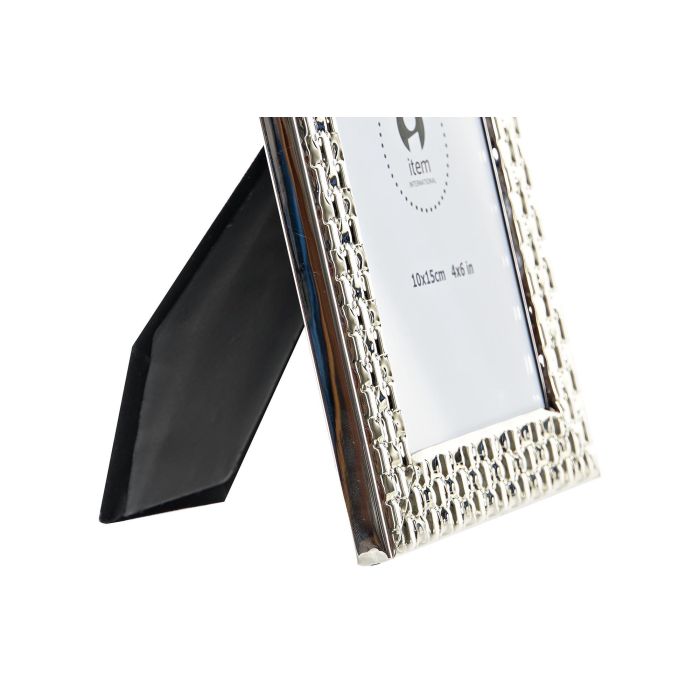 DKD Home Decor Marco de Foto 10x15 Plateado Metal 18.5 x 13.5 x 2 cm 1