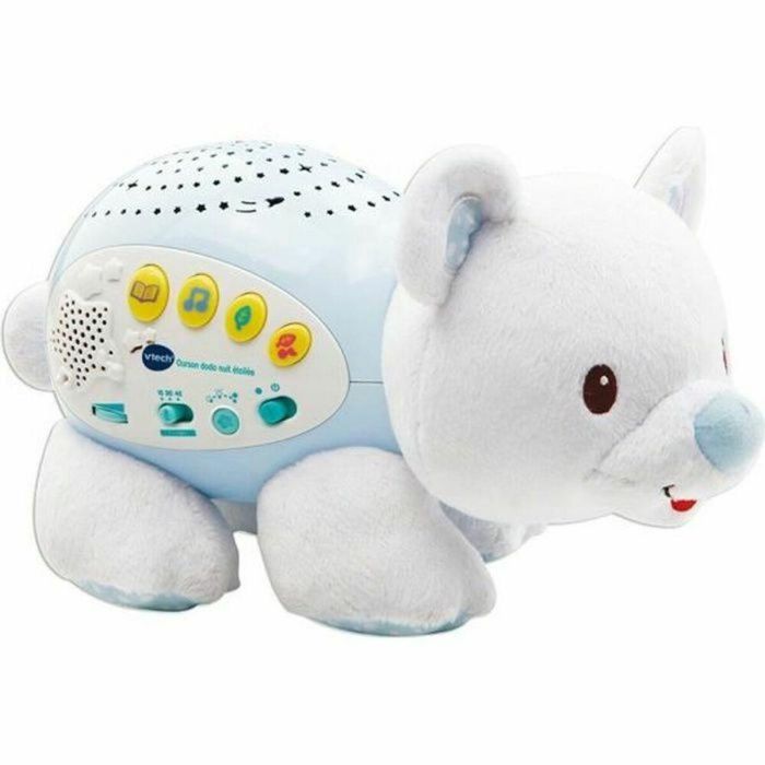 Vtech Baby Dodo Starry Night Bear | Luz nocturna musical y proyector de estrellas con sensor de sonido, 4 modos y temporizador 0-6 años 0 Vtech Baby Dodo Starry Night Bear | Luz nocturna musical y proyector de estrellas con sensor de sonido, 4 modos y temporizador 0-6 años 0