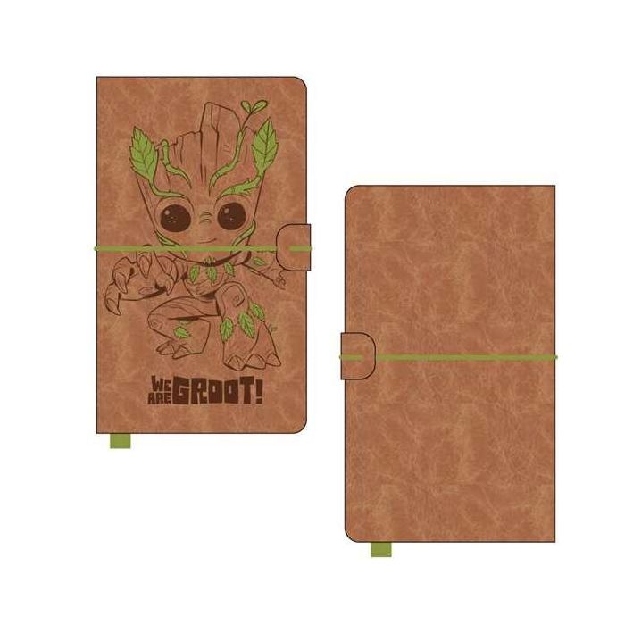 Cuaderno premium guardians of the galaxy groot 12.0 x 19.6 x 1.0 cm