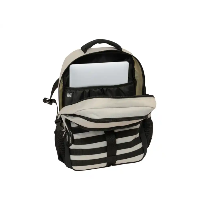 Safta Mochila Cross Doble Kappa Grey 460x340x150 mm 4