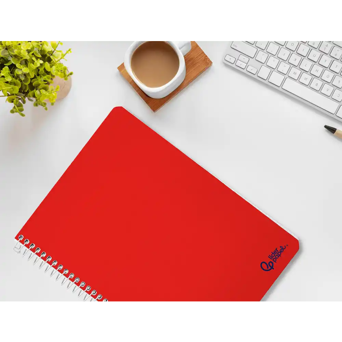 Liderpapel Cuaderno Espiral A5 Smart Tapa Blanda 80 Hojas 75gr Cuadro 3mm Margen Colores Surtidos 8