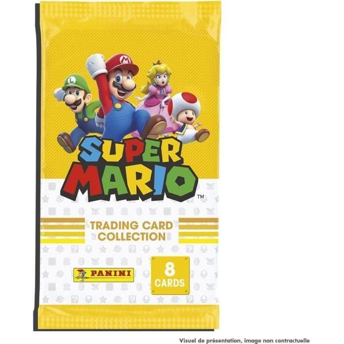 Panini PAN8018190027273 Fat Pack Super Mario - 2 Fundas, 52 Cartas Coleccionables