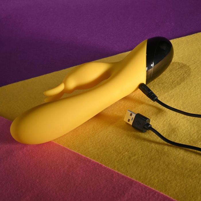 Vibrador Doble Estimulación Evolved Selopa Yellow 10 Vibrador Doble Estimulación Evolved Selopa Yellow 10