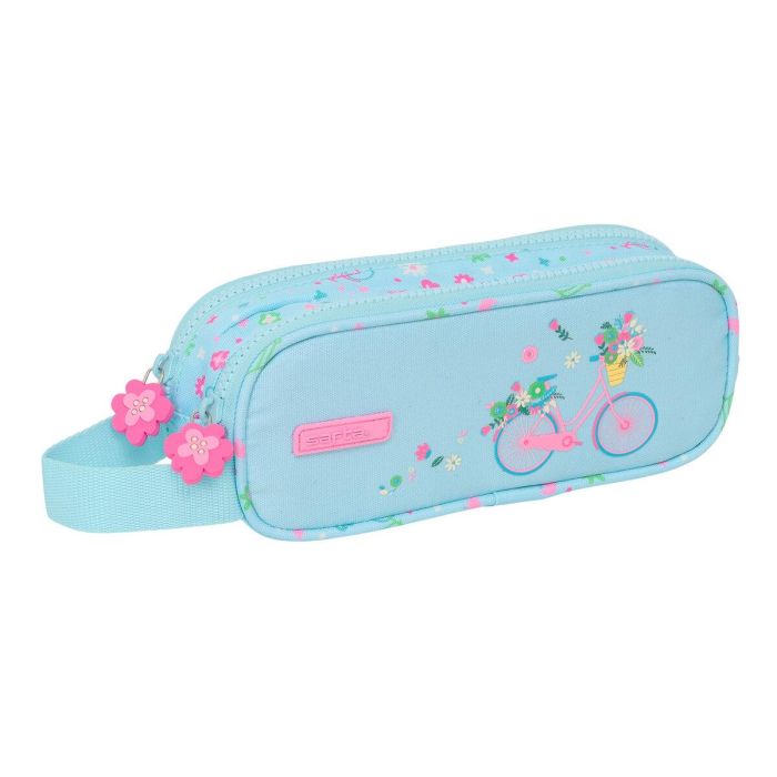 Estuche Escolar Safta Bicicleta Azul 21 x 8 x 6 cm 0 Estuche Escolar Safta Bicicleta Azul 21 x 8 x 6 cm 0