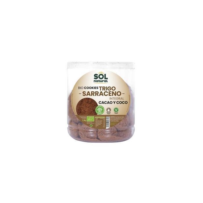 Galletas De Trigo Sarraceno Coco Cacao Bote 1,3Kg. Galletas De Trigo Sarraceno Coco Cacao Bote 1,3Kg.