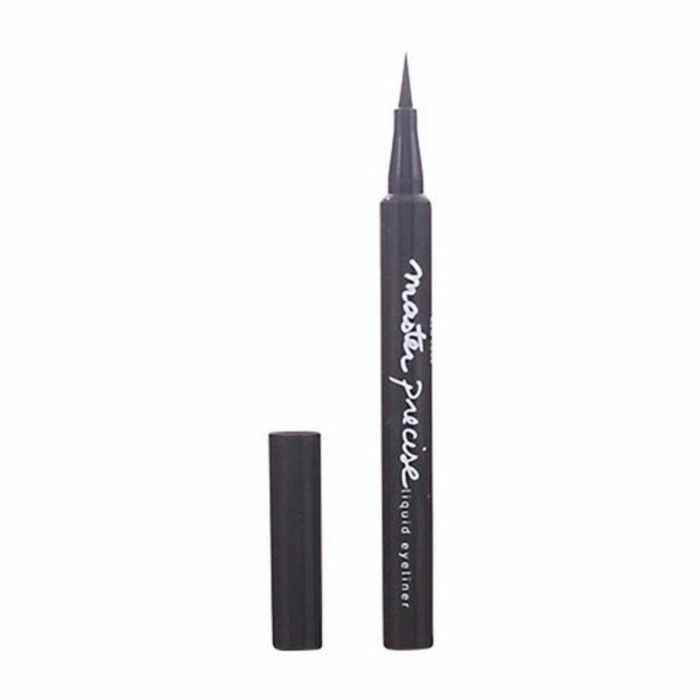 Maybelline EYE STUDIO MASTER PRECISE Liquid Eyeliner - Delineador líquido de punta ultra fina 0.4mm, hipoalergénico