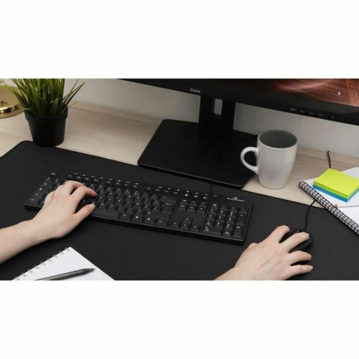 Teclado Bluestork MEDIA OFFICE Negro AZERTY 1