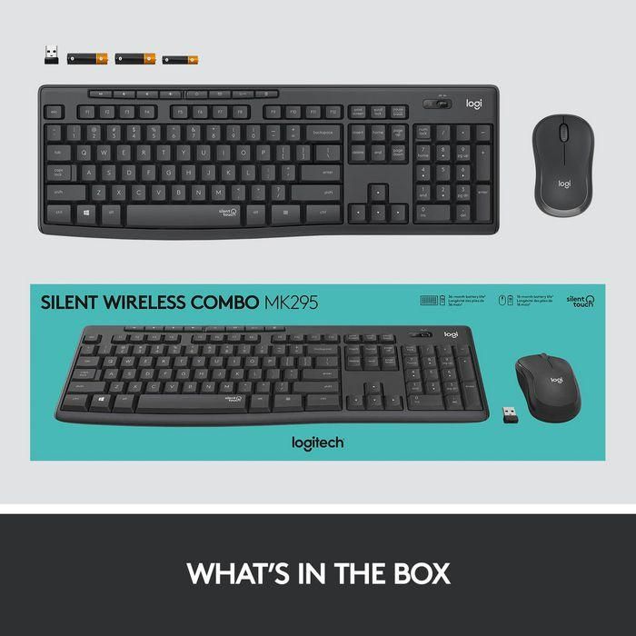 Logitech MK295 Silent Wireless Combo, English 16 Logitech MK295 Silent Wireless Combo, English 16