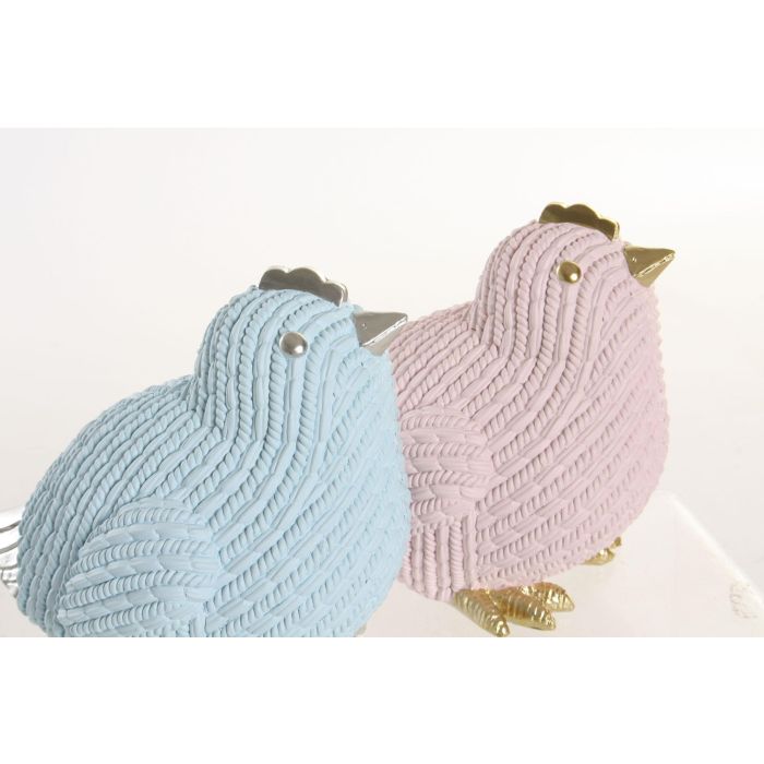 DKD Home Decor Figura Romántica Decorativa Pajarito Resina Azul Celeste Rosa Palo 12x14.5x15.5 cm Set 6 Unidades Surtido Aleatorio 1 DKD Home Decor Figura Romántica Decorativa Pajarito Resina Azul Celeste Rosa Palo 12x14.5x15.5 cm Set 6 Unidades Surtido Aleatorio 1