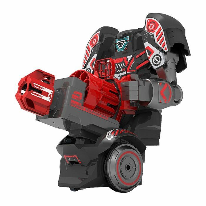 YCOO SIL1732605024786 Robot Rapidfire Radiocontrolado 19 cm, 15 Acciones Programables, para Niños a partir de 5 años 2