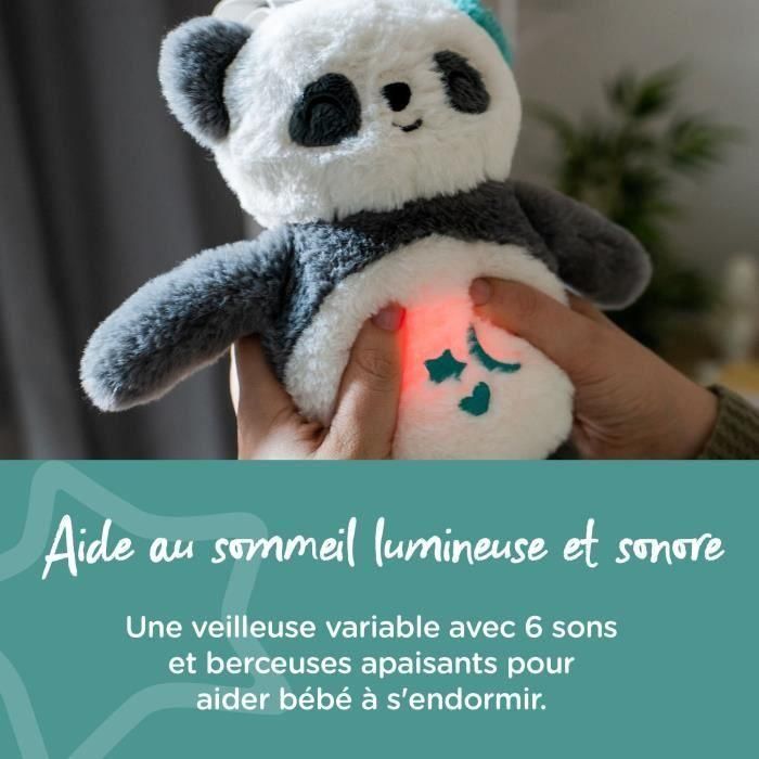 TOMME TIPPEE, Luz nocturna de lujo con CrySensor, 6 sonidos relajantes, USB, lavable a máquina, Pippo el Panda 1