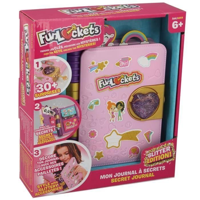 Funlockets AUC1695906847328 My Journal a Secrets Glitter Edition con más de 30 sorpresas y pegatinas brillantes 3 Funlockets AUC1695906847328 My Journal a Secrets Glitter Edition con más de 30 sorpresas y pegatinas brillantes 3