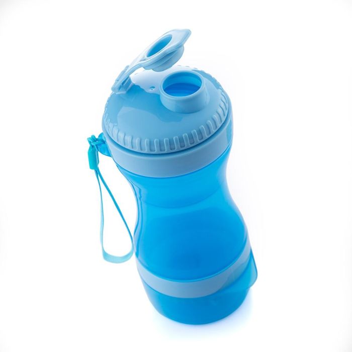 Botella con Depósito de Agua y Comida para Mascotas 2 en 1 Pettap InnovaGoods 1 Botella con Depósito de Agua y Comida para Mascotas 2 en 1 Pettap InnovaGoods 1