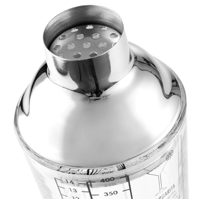 Day Coctelera de Cristal con Tapa de Acero Inoxidable 400 Ml con Recetas 6