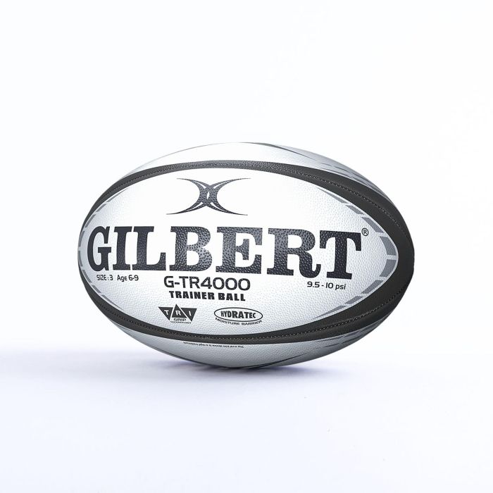 Gilbert TR4000 Balón de Rugby - Tamaño 3 - Negro 1 Gilbert TR4000 Balón de Rugby - Tamaño 3 - Negro 1