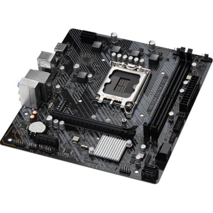 ASRock H610M-H2/M.2 D5 Placa Base Micro ATX Intel H610 con 2 ranuras DDR5 y Zócalo LGA 1700 para CPUs Intel 1